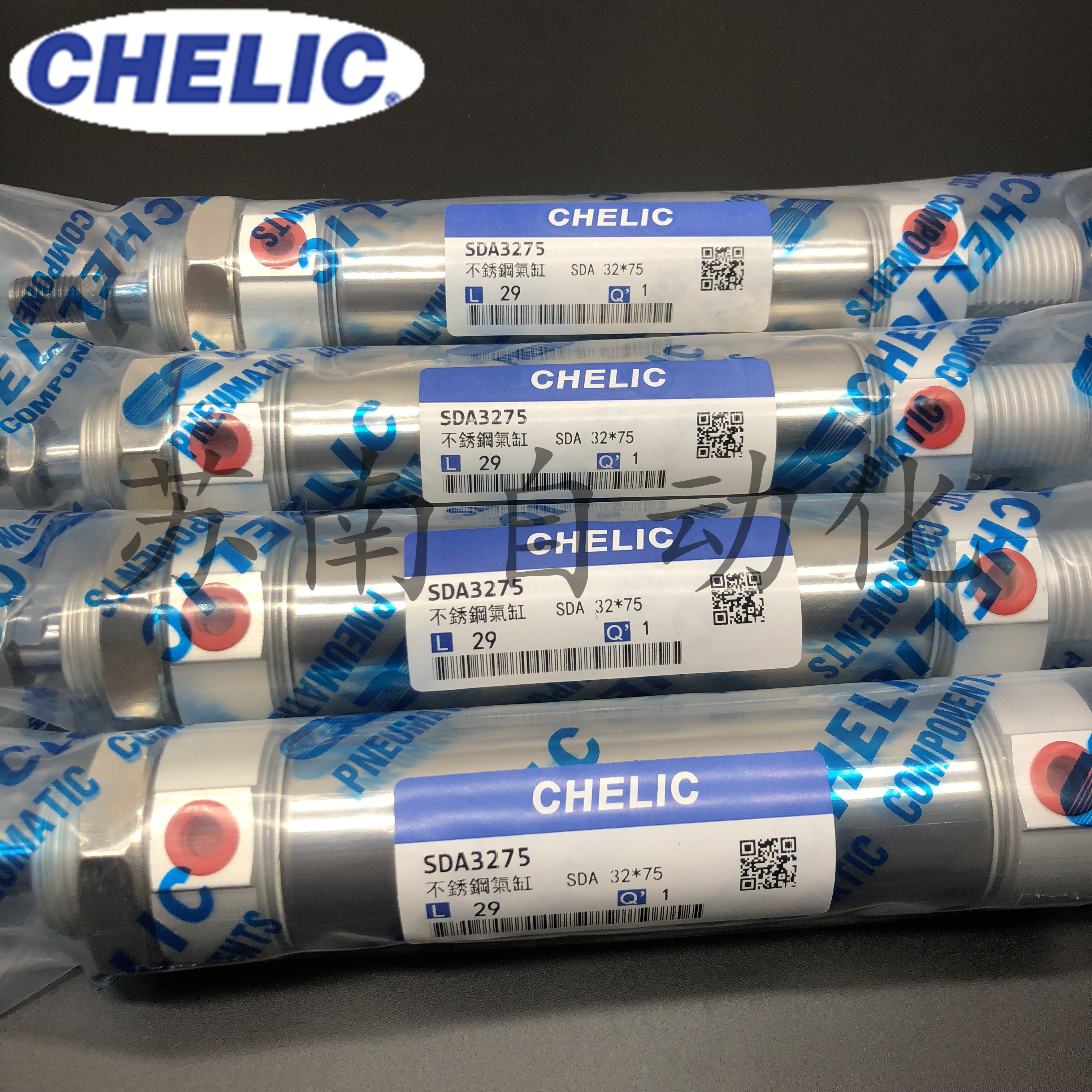 现货CHELIC迷你气缸小型气动SDA16X25/50/75/100/150KC-SA2-FA/LB