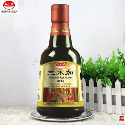 三不加系列调料无添加酱油