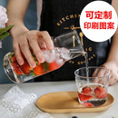 茶壶配杯耐热玻璃水杯一壶一杯ins高颜值茶水杯 一人饮玻璃杯日式