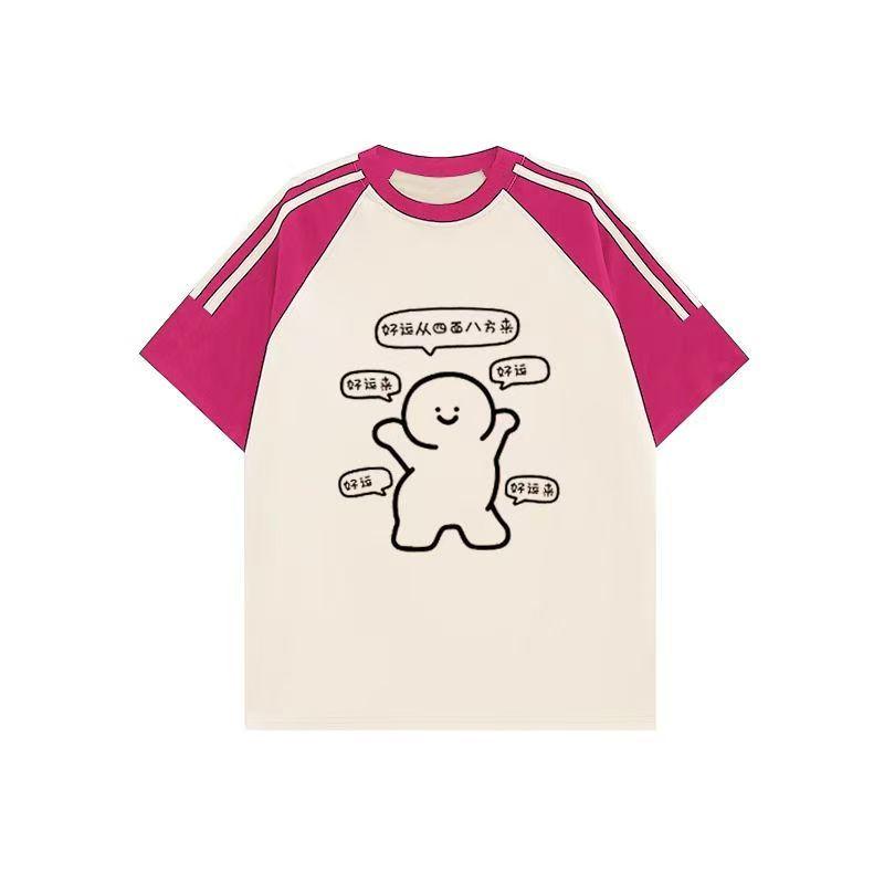 无注册商标纯棉短袖T恤韩版学生