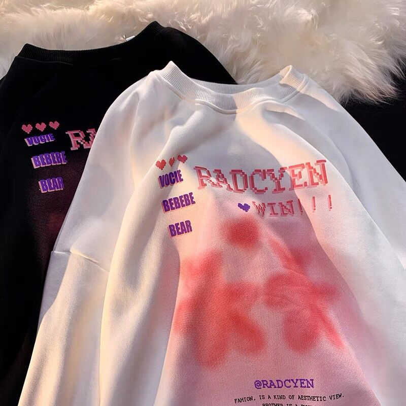 春秋2024新款卫衣vintage宽松