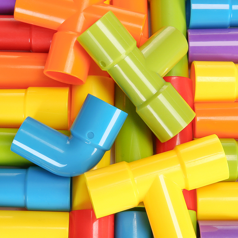 水管道多功能玩具益智力1-6积木