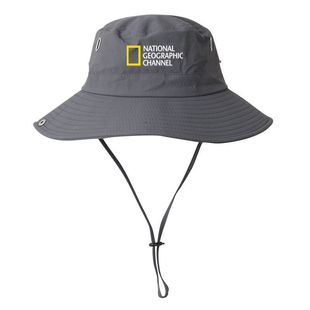 国家地理摄影登山男女大帽檐户外徒步运动遮阳帽防紫外线透气休闲