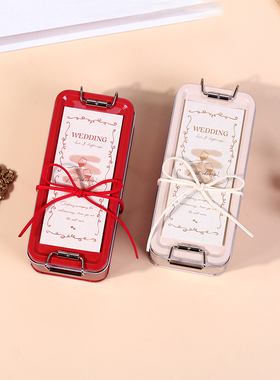 喜糖成品礼盒含糖伴手礼结婚婚礼订婚高级回礼定制马口铁铁盒