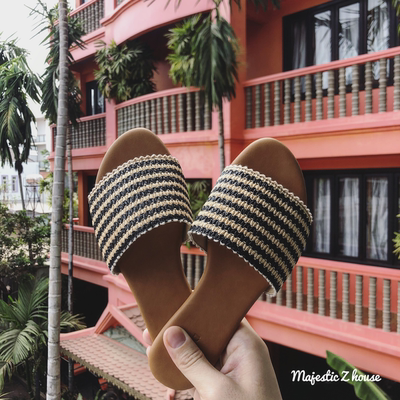 拖鞋柬埔寨东南亚度假欧美旅行