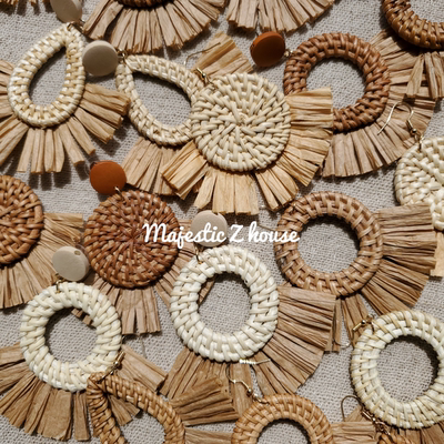 MajesticZhouse耳环植物女生个性