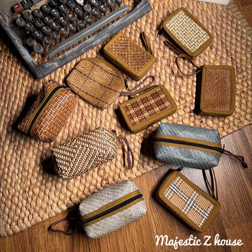 Thailand#handmade泰国原创复古零钱包休闲手袋泰北清迈手工