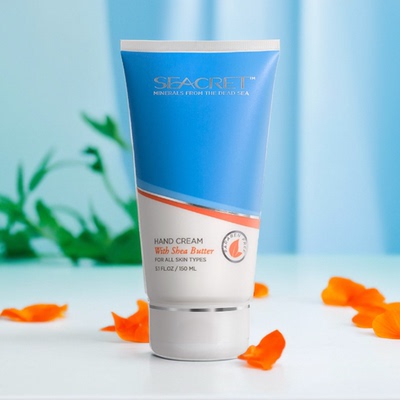 新款2027以色列死海seacret清爽滋润保湿补水嫩白润手霜乳木果