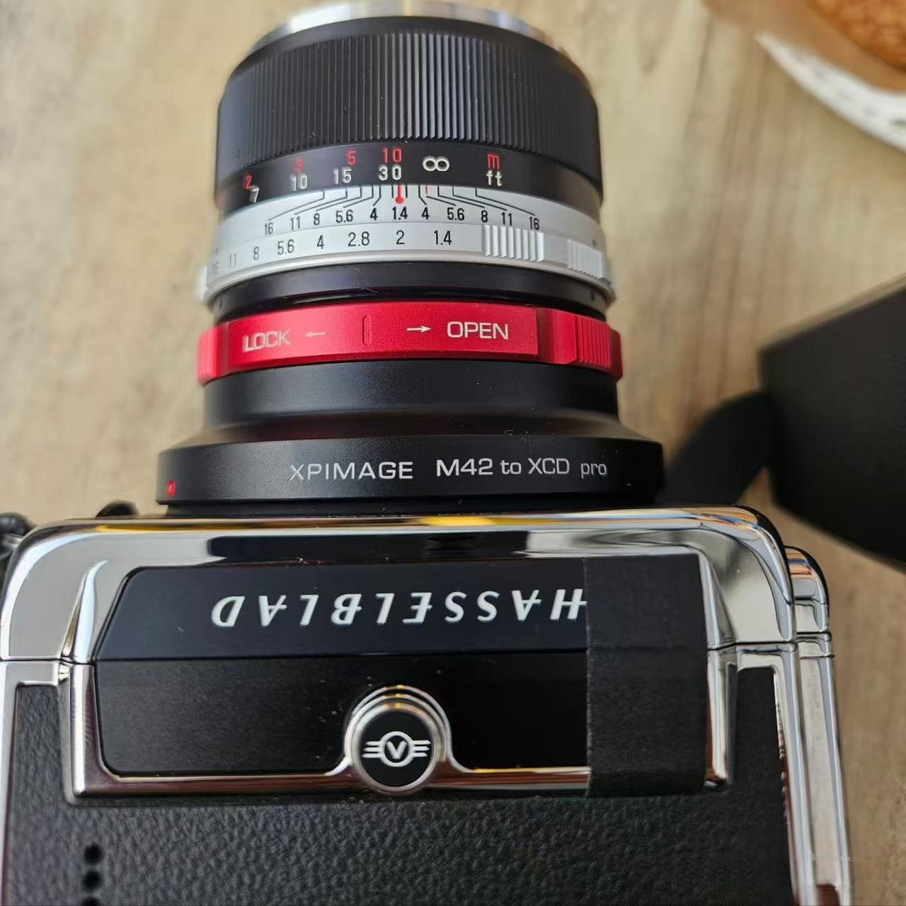 XPimage哈苏xcd转m42镜头转接环
