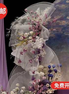 大风琴百褶硬网纱褶皱面料服装设计diy材料硬挺造型婚庆装饰布料