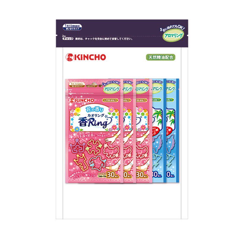 日本KINCHO金鸟防蚊手环组防蚊贴/防蚊手环