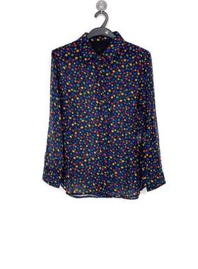 春秋款 撤柜品牌 壹L翡系列 星星图案休闲百搭舒适衬衫女60031