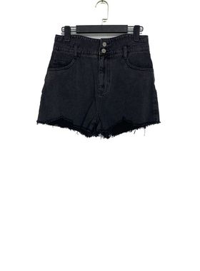 夏款 撤柜品牌 意*利系列 两粒扣舒适休闲百搭牛仔短裤女12347