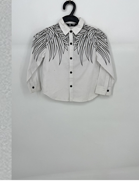 春秋款 JOJ**久童装 舒适百搭休闲翻领衬衫男女童20028