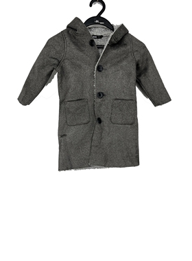 春秋款 JOJ**久童装 单排扣加绒连帽外套女童 16413308