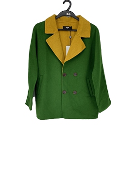 春秋款 JOJ**久童装 双色毛呢时装款外套女童 1151406