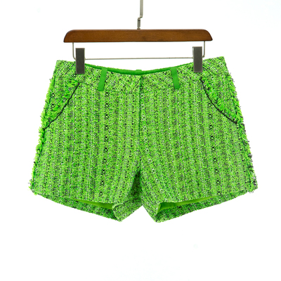 小香风中高腰短裤靴裤