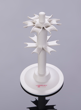 甄选LABSELECT LC-001-0601 旋转式移液器支架 移液枪架 可放6支
