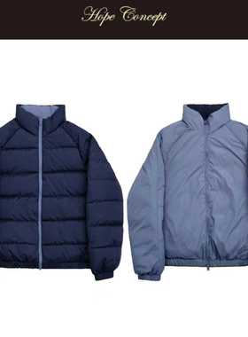 HOPECONCEPT泡芙暖炉轻盈蓬松高充绒排骨插肩袖羽绒服#AW05580