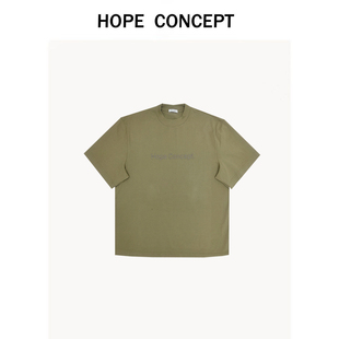 【五折福利】HOPECONCEPT夏日时髦感宽松休闲百搭简约短袖#25116