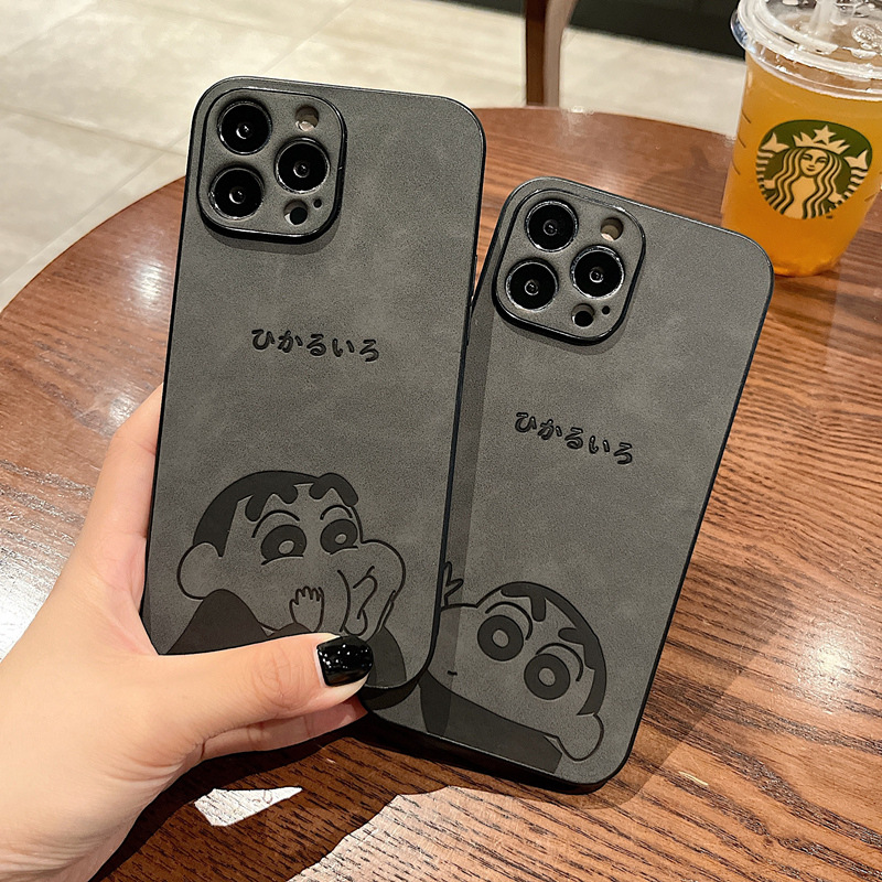 皮纹肤感KT猫小新枫叶保护套适用