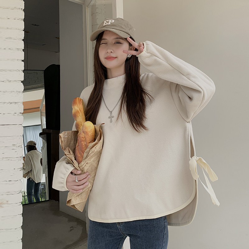 现货！26春装时尚百搭保暖摇粒绒舒适卫衣278-37306-P85-K138，女装卫衣/绒衫，三七家