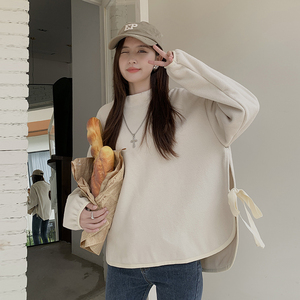 现货！26春装时尚百搭保暖摇粒绒舒适卫衣278-37306-P85-K138，女装卫衣/绒衫，三七家