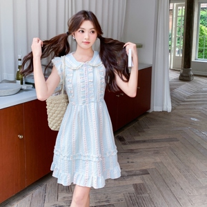 现货！26夏装新款出街旅游短款甜美连衣裙278-8805-P135-K198图片