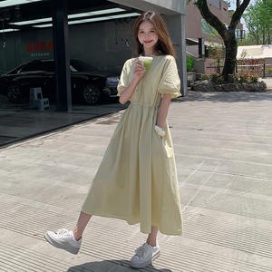 现货！26夏装新款森系风娃娃裙宽松连衣裙278-3717-P120-K178图片