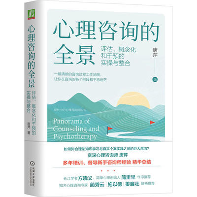 正版包邮 心理咨询的全景：评估、概念化和干预的实操与整合 唐芹 一幅清晰的心理咨询过程工作地图 心理咨询 评估 机械工业出版社