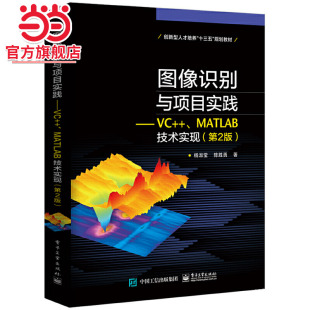 9787121358647电子工业出版 图像识别与项目实践——VC .杨淑莹 第2版 社 MATLAB技术实现