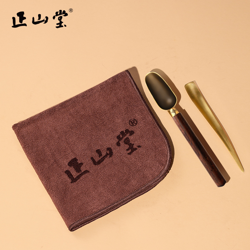 正山堂多用开罐器茶巾茶勺组合