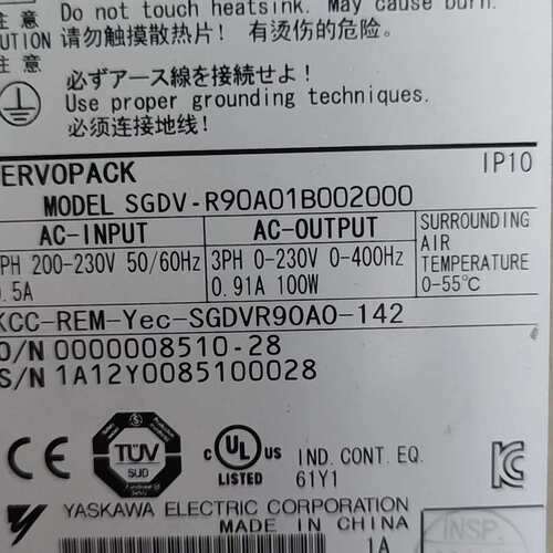 安川SGDV-R90A01B002000--议价商品
