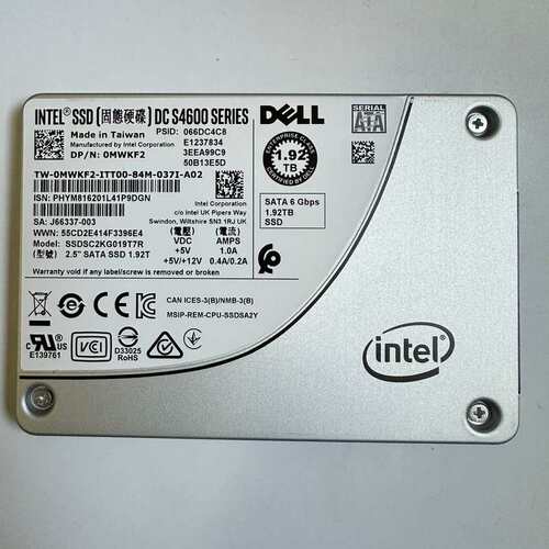 DELL 0MWKF2 1.92T SSD SATA S4--议价商品