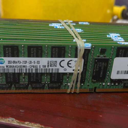 拆机三星32G DDR4 2133 ECC REG服务器内存--议价商品