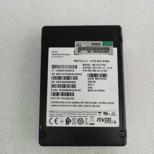 HPE/惠普 PM1735 1.6TB NVMe MU SF--议价商品