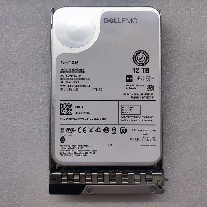 2021年 DELL 拆机12T SAS硬盘，企业级服务器硬--议价商品