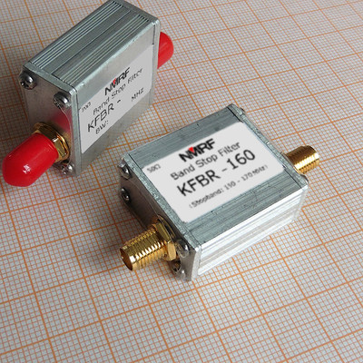 150~170MHz 带阻滤波器，切除 160MHz ISM 信号，SMA接口