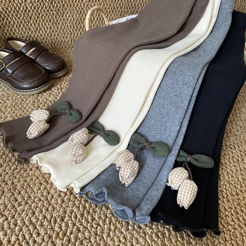 纯棉女童秋装2025新款打底裤外穿