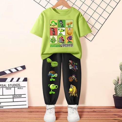 套装植物大战僵尸衣服夏季短袖