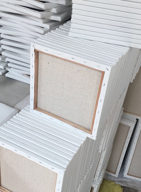 20x20油画框油画画框纯棉框丙烯亚麻学生初学者练习空白画布框