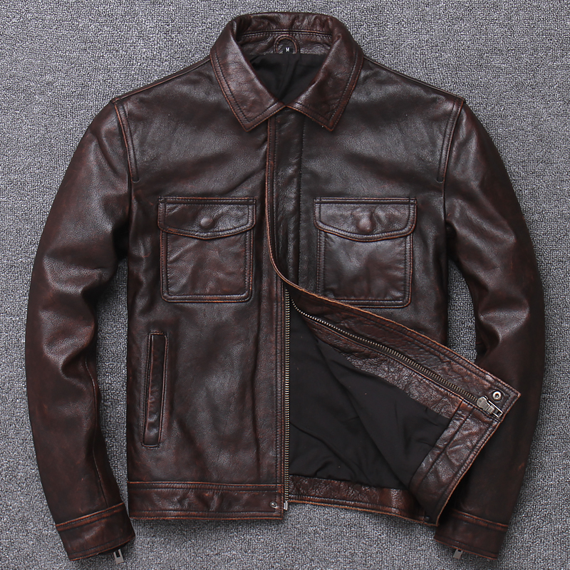 捡漏其他牛皮皮衣真皮皮衣