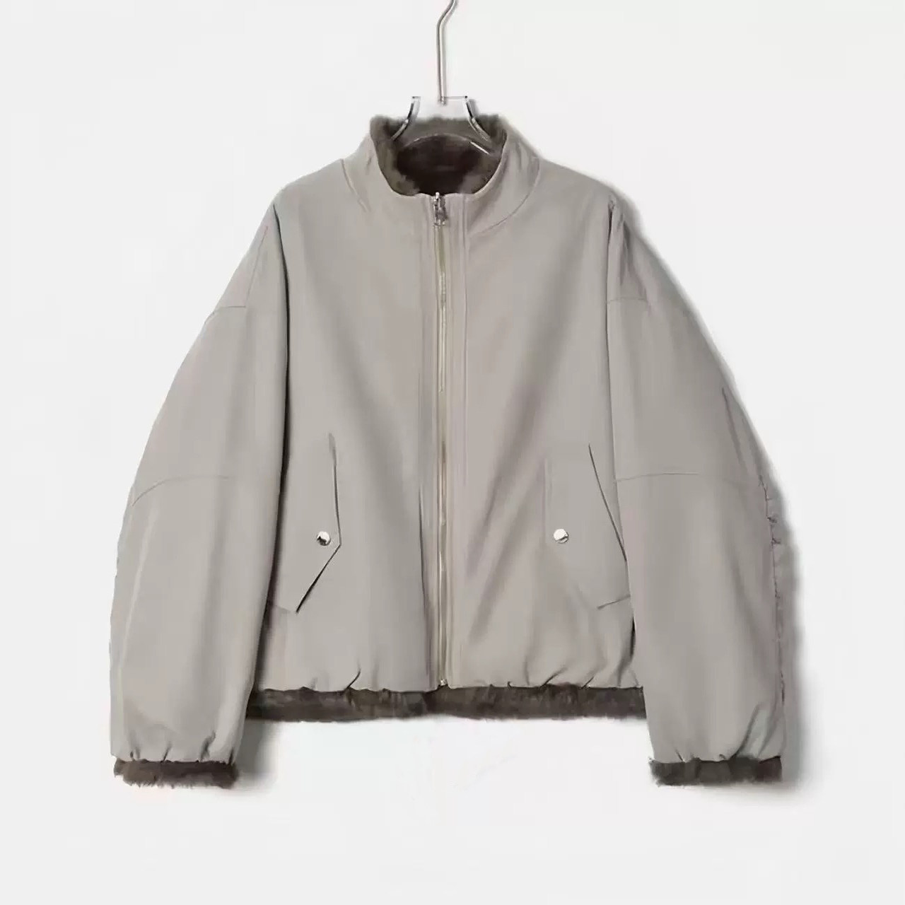【原1999丨飞行夹克服真皮草】双面可穿丨0重感皮草外套OPN2622