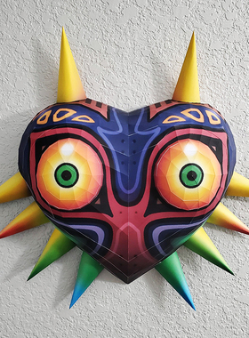 塞尔达传说王国之泪魔吉拉面具1:1等身比可穿戴cos拍摄道具纸模型