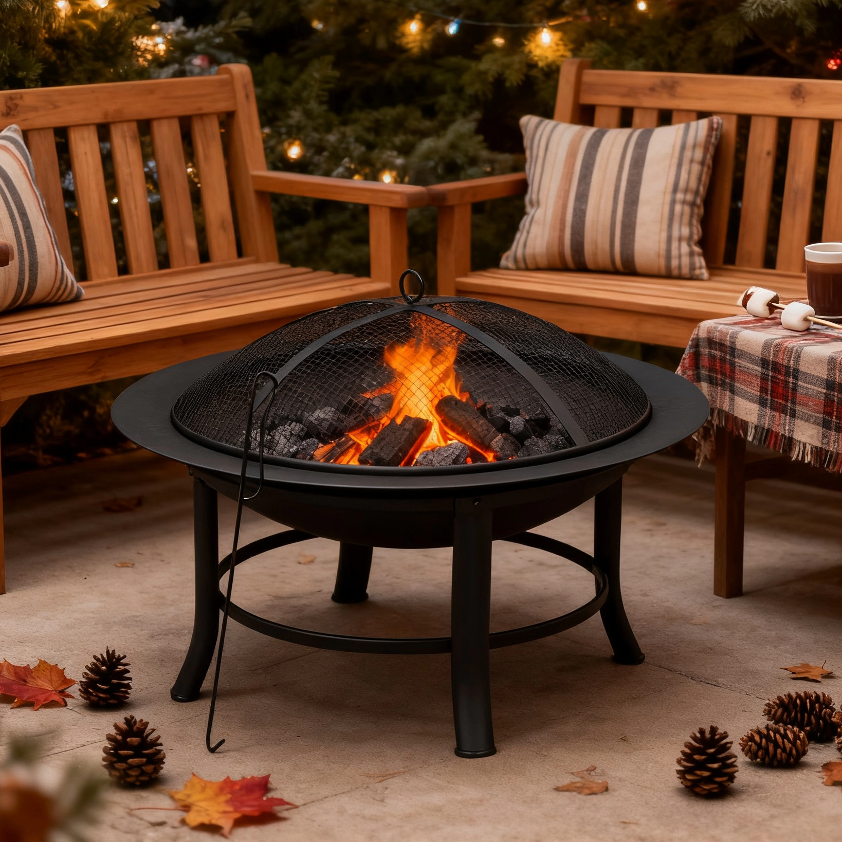 家用取暖烧烤篝火多用烧烤炉