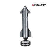 NIKOLATOY飞船SpaceX星舰模型火箭发射尾焰加湿器创意生日礼物男