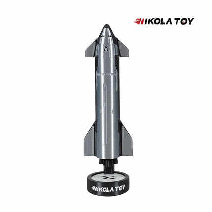 NIKOLATOY飞船SpaceX星舰模型火箭发射尾焰加湿器创意生日礼物男