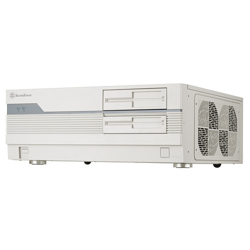 Silverstone银欣 FLP01 复古风 ATX 2025产  Type-C 廉政卧式机箱