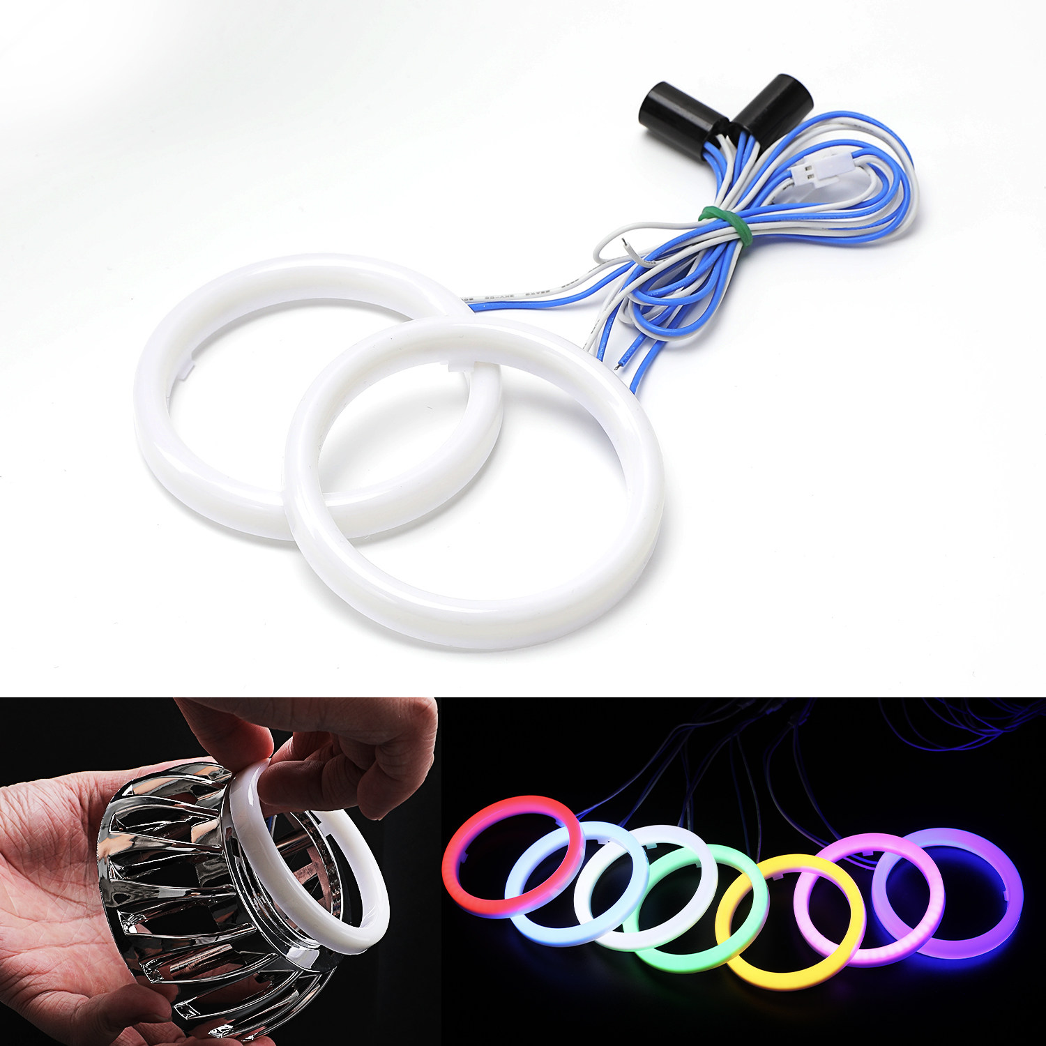 COB天使眼光圈棉光汽车LED汽车车灯透镜