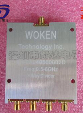 woken沃肯SMA功分器一分四母头0.5-6G500-6000M2.4G/5.8GLTE正品